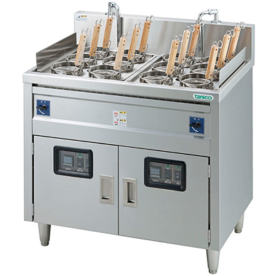 画像1: タニコー　電気ゆで麺器（サーモスタット仕様）（奥行600mm）